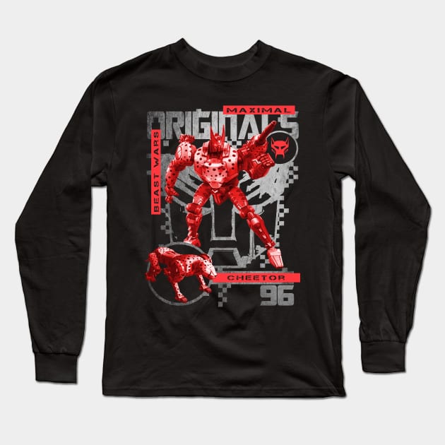 Originals BW - Cheetor Long Sleeve T-Shirt by CRD Branding